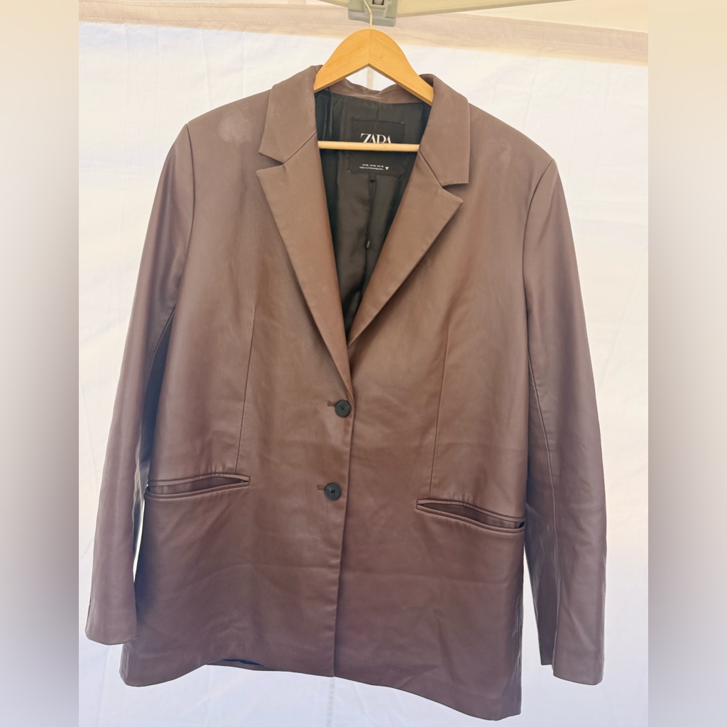 Zara Men Brown Blazer. No Leather